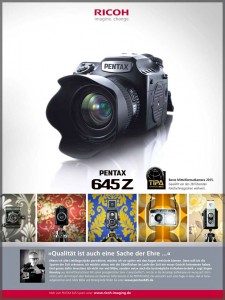 CameraSelfies are the face of the new RICOH campaign for the Pentax645Z